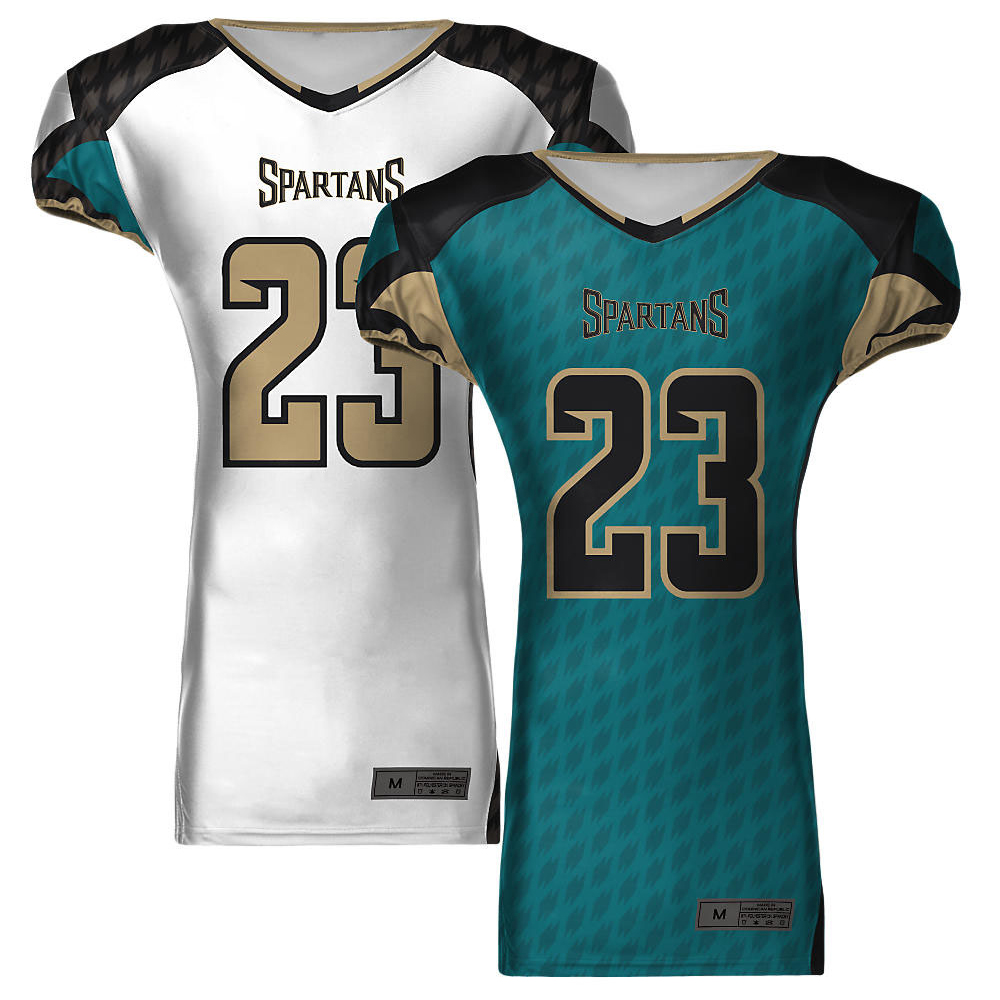 American Football Reversible Jerseys Green Spartans 