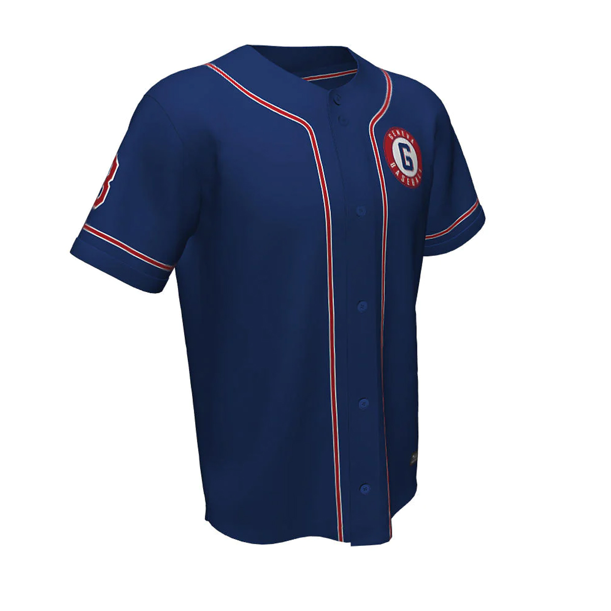 Baseball Full Button Begin Jerseys 