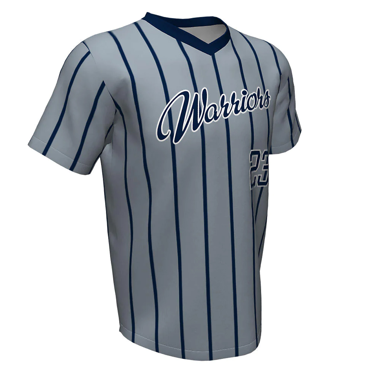 Baseball V Neck Warriors Jersey