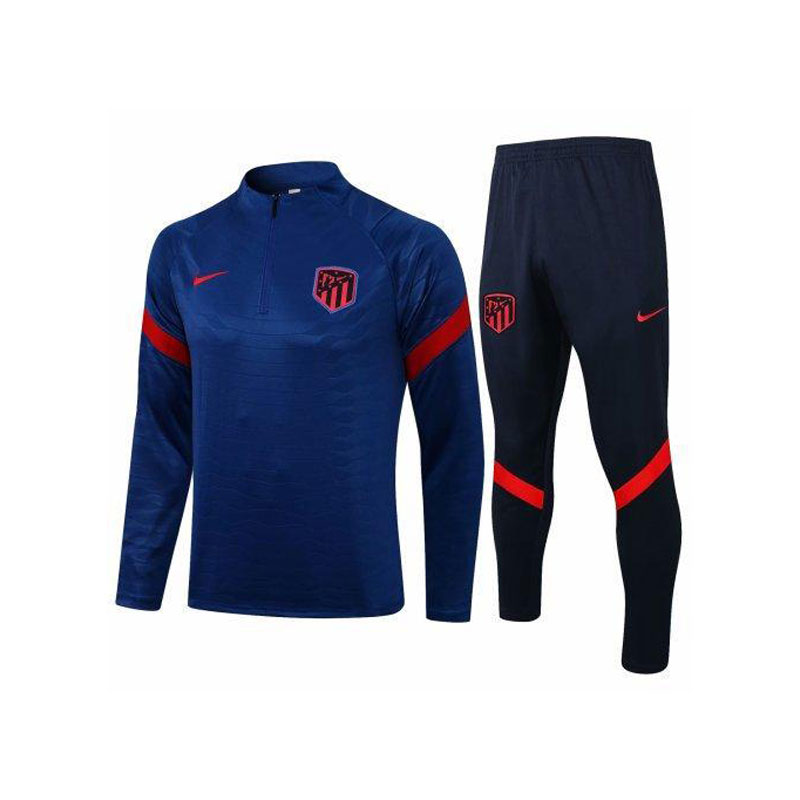 Mens Atletico Madrid Training Suit Blue