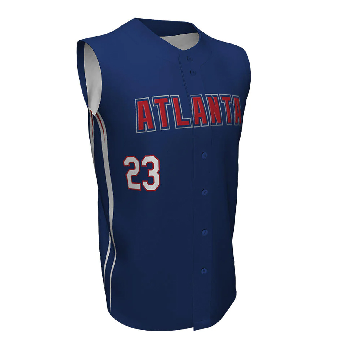 Baseball Sleeveless Jerseys Atlanta 