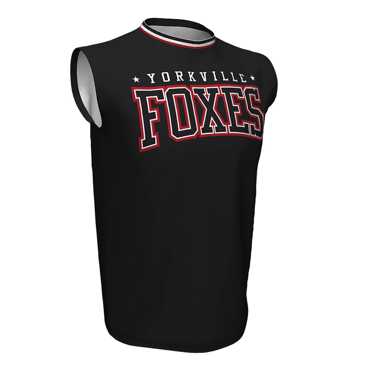 Baseball Jersey Crew Neck Sleeveless Foxes