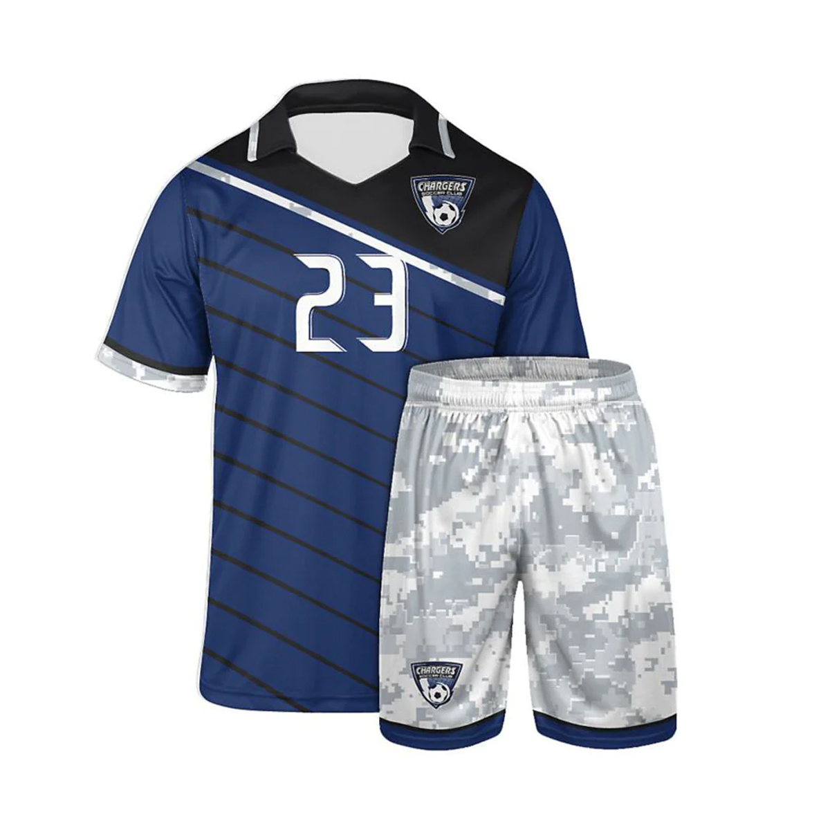 Custom Made Soccer Uniforms Camo 