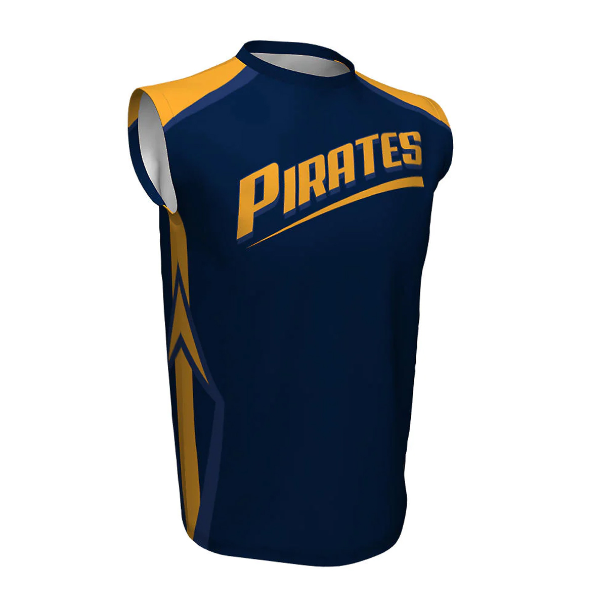 Baseball Jersey Crew Neck Sleeveless Pirates 