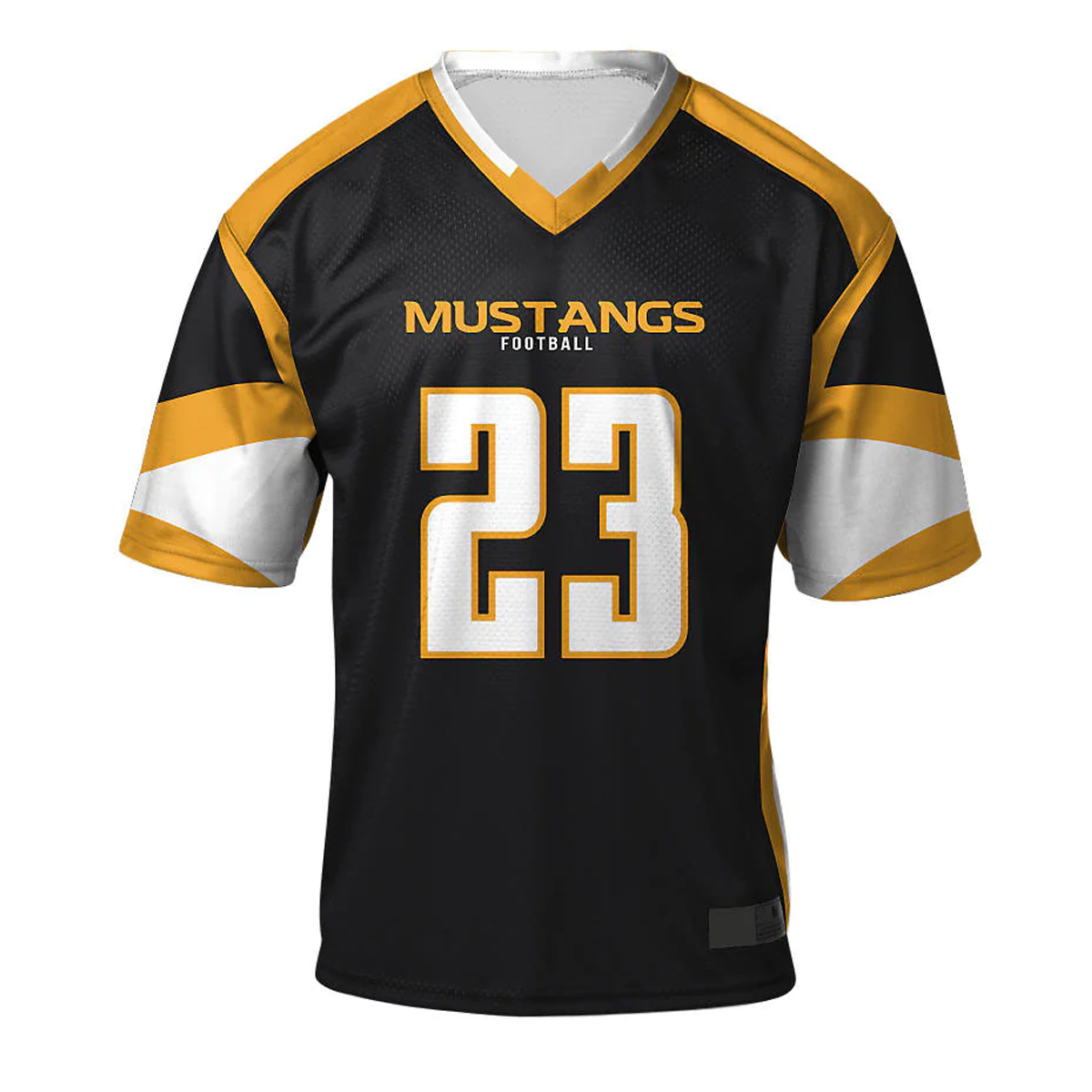 Custom American Fan Football Jersey Mustangs 