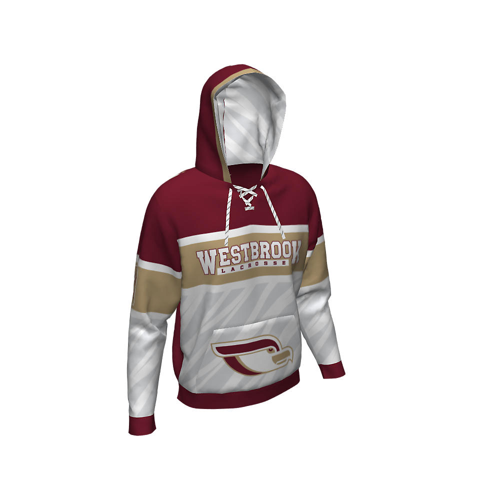 Custom Men's Lace Up Hoodie Westbrook