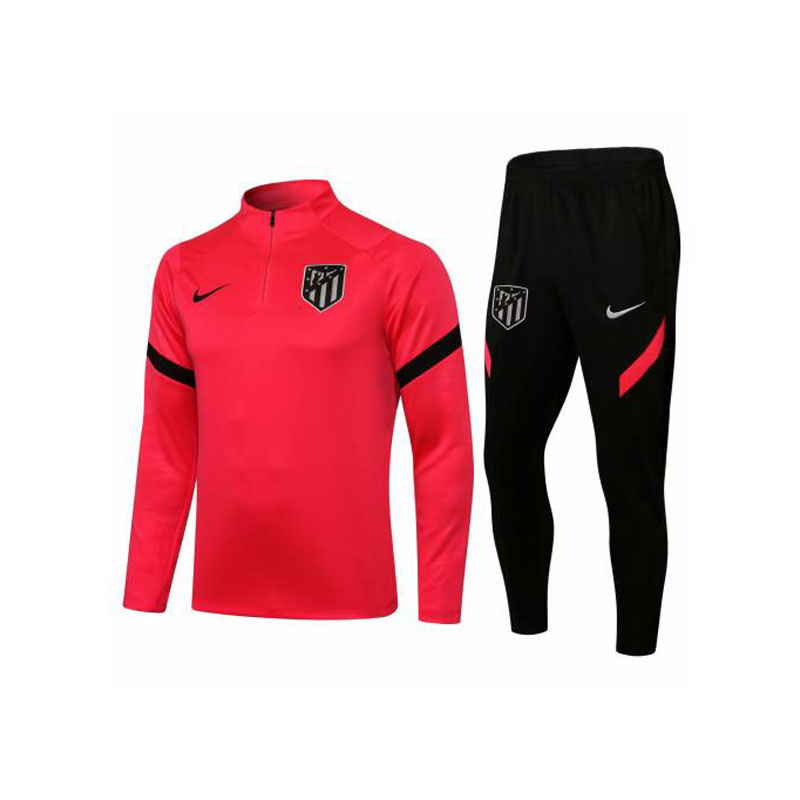 Mens Atletico Madrid Training Suit Red