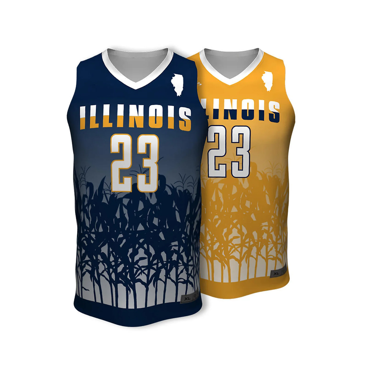 Basketball Jersey Reversible Illinois