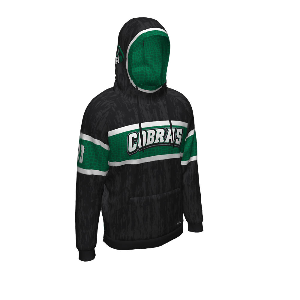 Custom Men's Scuba Hoodie Cobras