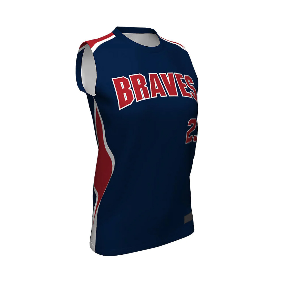 Softball Crew Neck Jersey Braves 