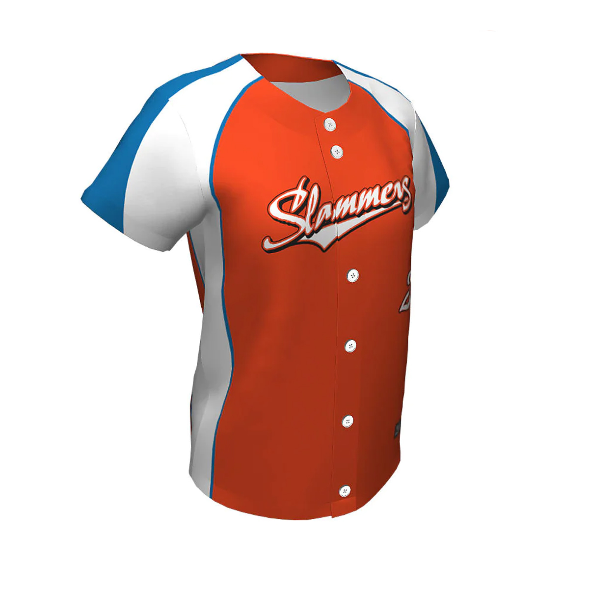 Sublimation Softball Full Button Jerseys 