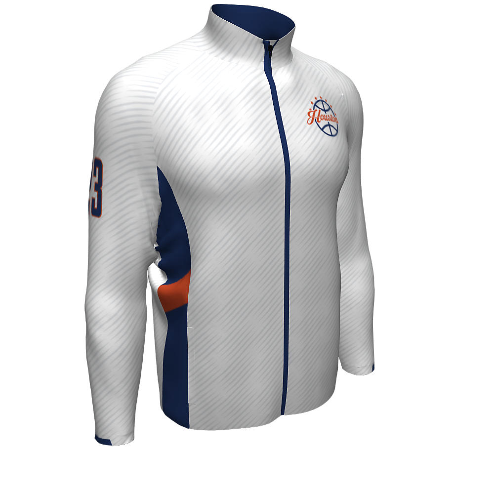 Warm up Full Zip Jacket Basketball Houston